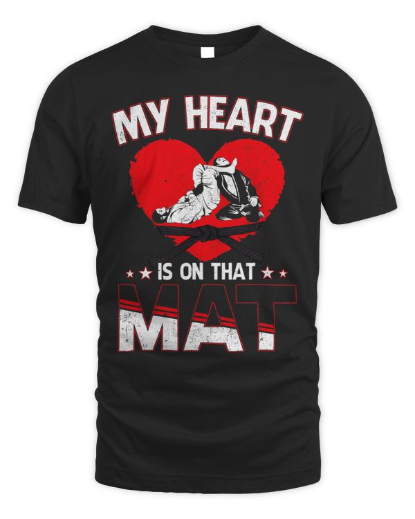 My Heart Is On That Mat JiuJitsu Jiu Jitsu BJJ Martial Arts