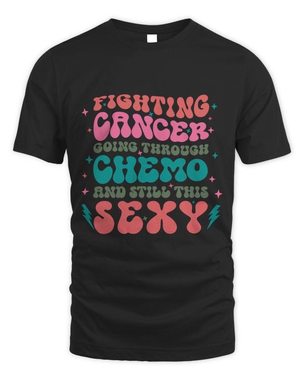 Fighting Cancer Going Through Chemo Cancer Awareness Retro 413