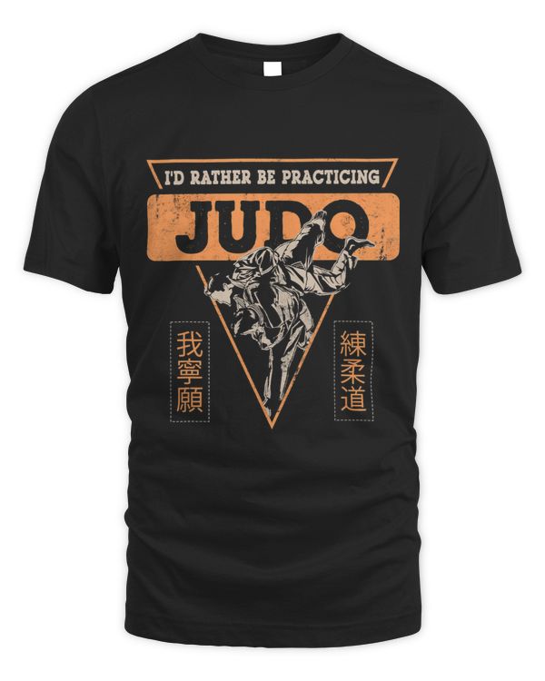 Id Rather Be Practicing Judo Design For Karate Fan