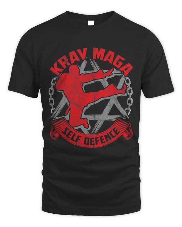 Krav Maga tshirt for men Fighting Self Defense Fight