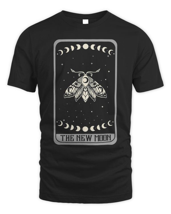 The New Moon Moth Lunar Phases Tarot Card Fortune Teller416