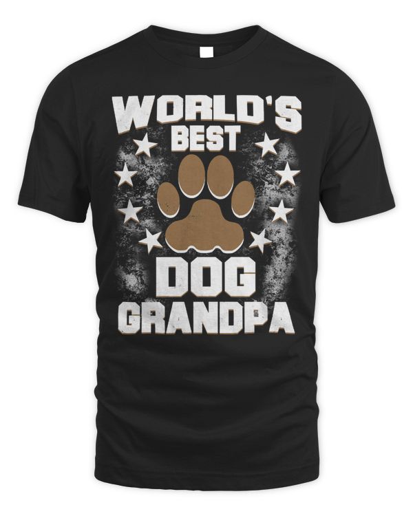 Dog Worlds Best Dog Grandpa 445 paws