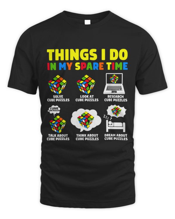 Things I Do In My Spare Time Funny Speed Cubing Puzzles Cube