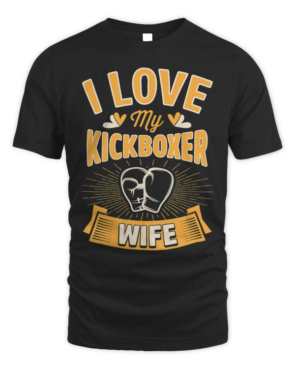 I Love My Kickboxer Wife Cute Matching Married Couple 5