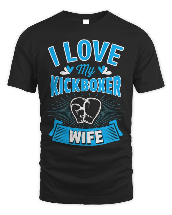 I Love My Kickboxer Wife Cute Matching Married Couple