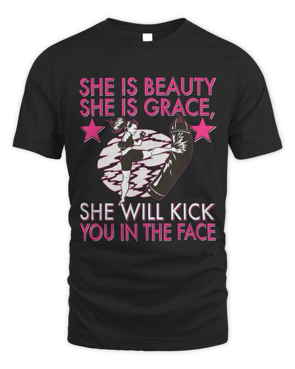 Mixed Martial Arts Karate Girl Women MMA Kick Box