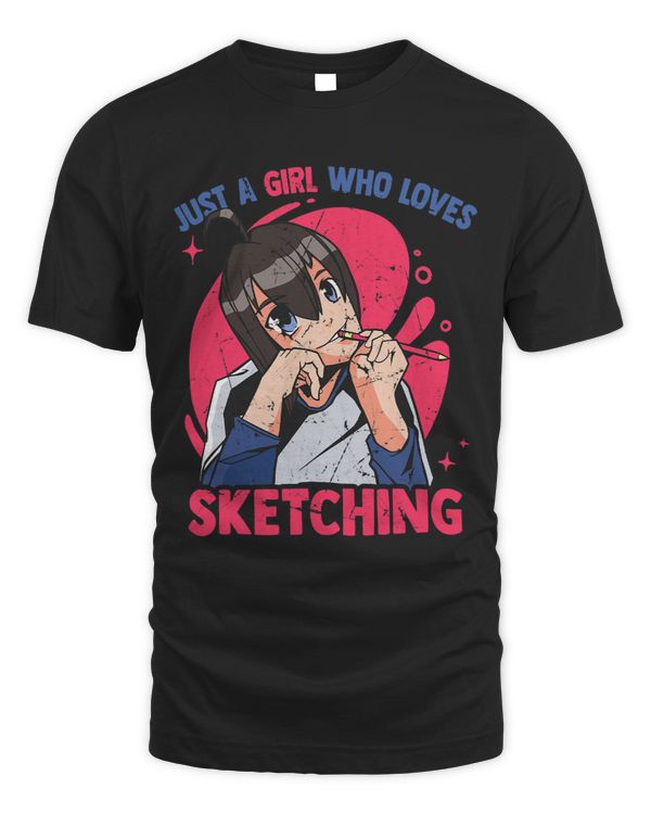 Just A Girl Who Loves Sketching Anime Kawaii Otaku