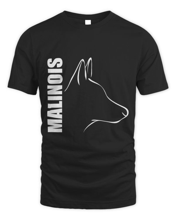 Proud Belgian Malinois profile dog lover gift present 206