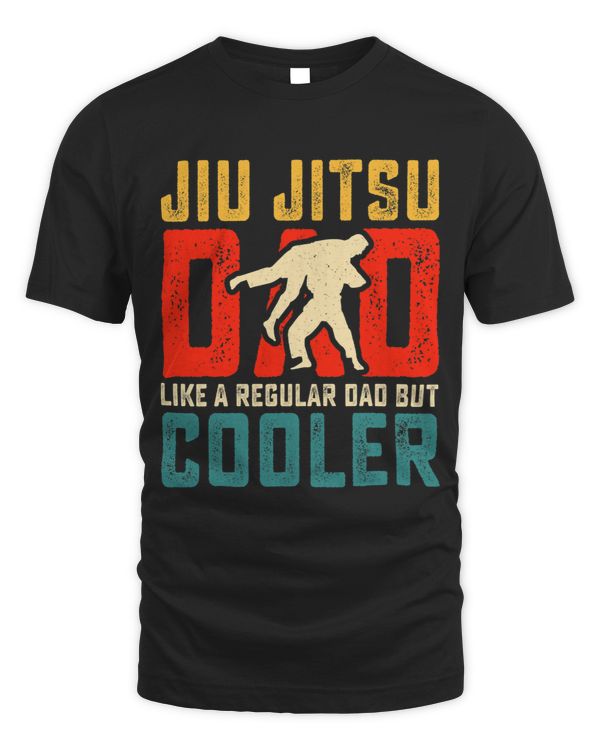 Mens Funny Retro JiuJitsu Dad Shirt BJJ Men Father Vintage