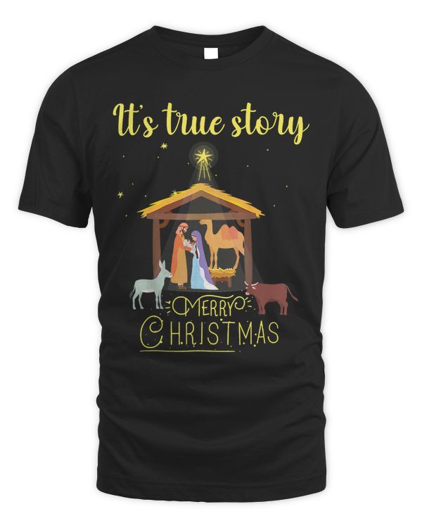 Merry Christmas Nativity Scene North Star True Story500
