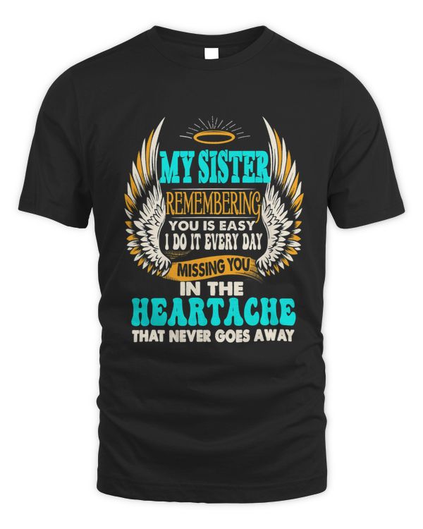 My Sister Remembering You Is Easy Missing You The Heartache