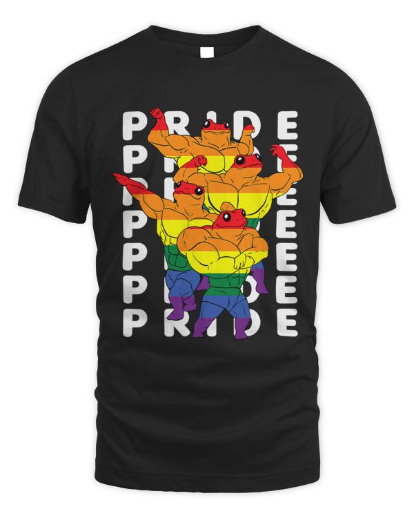 Kawaii Gay Pride Frog Anime LGBT Rainbow Funny