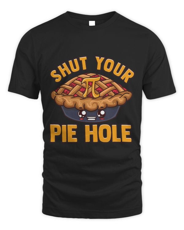 Pi Day Shut Your Pie Hole Funny Kawaii Pun Humor Joke