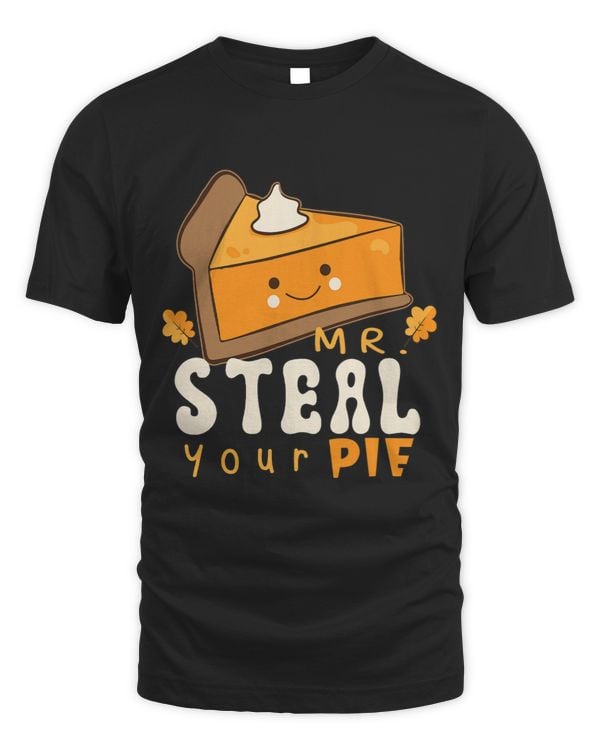 Kawaii Mr Steal Your Pie Thanksgiving Groovy Retro
