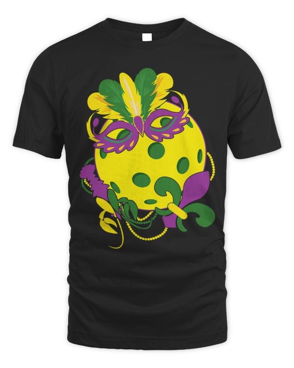 Pickleball Ball Carnival Mask Beads Crayfish Fat Tuesday