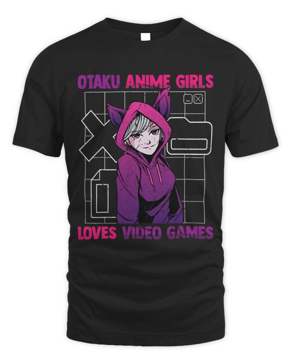 Otaku Anime Girls Love Video Games Cute Kawaii Manga