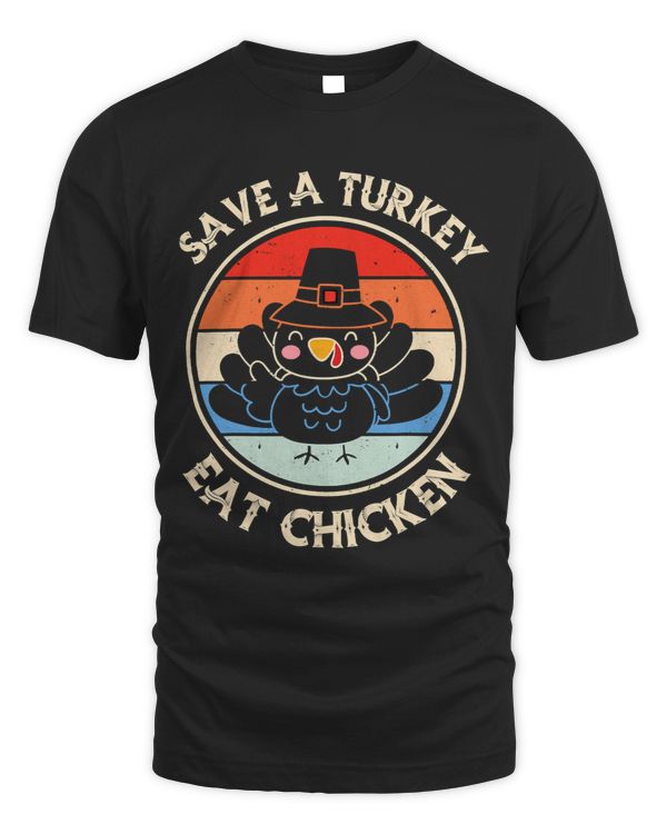 Turkey Eat Pizza Adult Vegan Kids Funny Thanksgiving Gifts1
