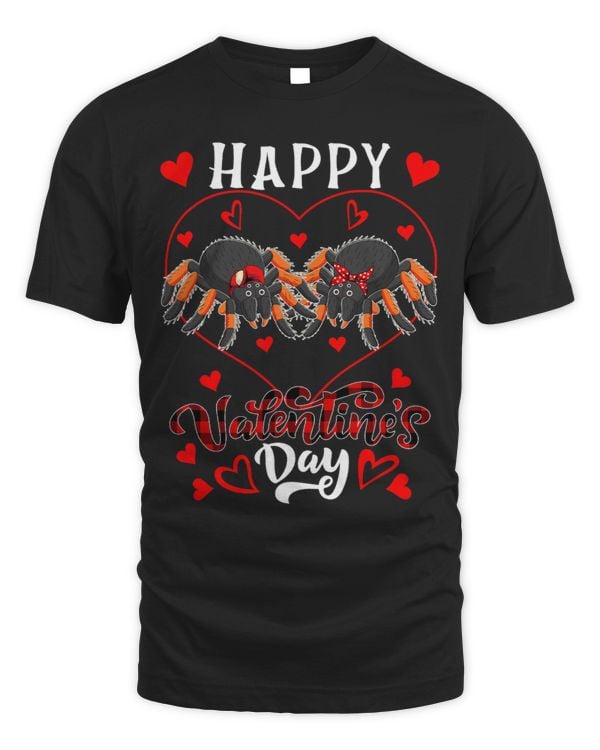 Happy Valentines Day Hearts Couple Tarantulas Zoo Animals
