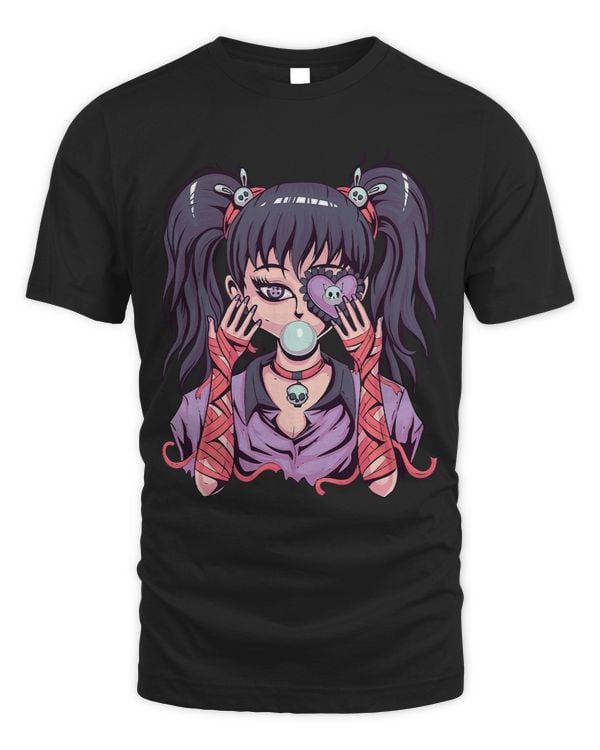 Harajuku Girl Pastel Goth Vaporwave Aesthetic Otaku Nu Goth