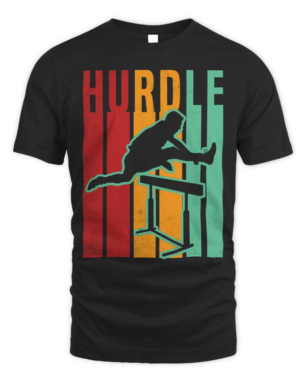 hurdles Cool retro vintage graphic theme aesthetic art