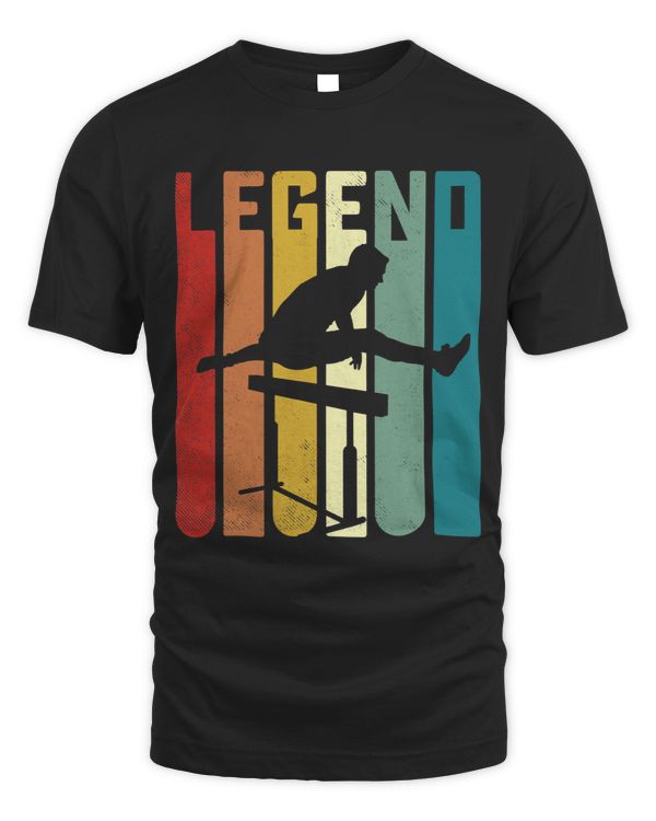 hurdles Legend cool retro art style