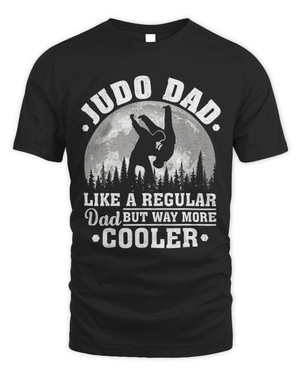 Mens Judo Dad Like A Regular Dad Funny Judo Fathers Day