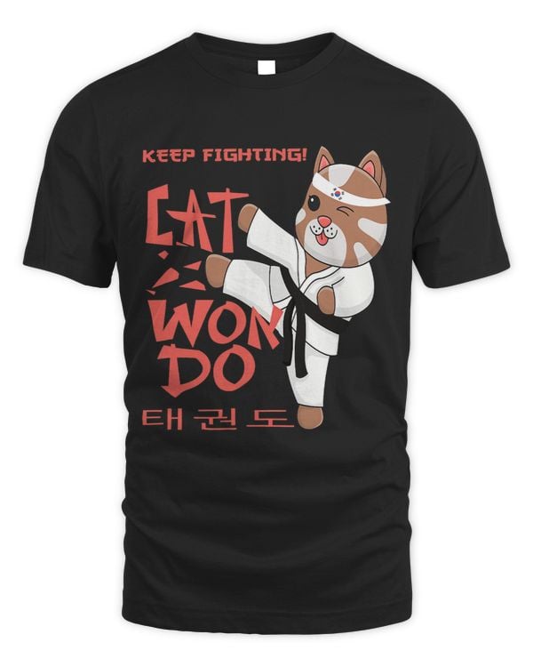 Keep Fighting CatWonDo Korean Martial Arts Taekwondo Fighter
