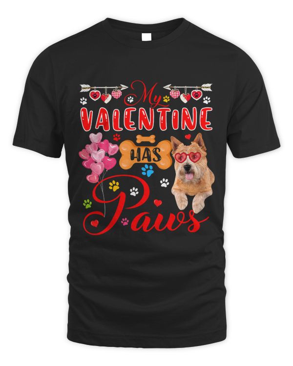 My Valentine Has Paws Cute Norwich Terrier Sunglasses Hearts