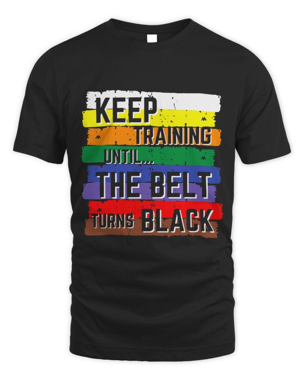 Keep Training Until The Belt Turns Black Karate Kick Girls