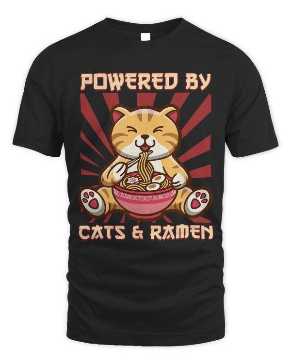 Powered by Cats Ramen Merchandise Love Anime Noodles