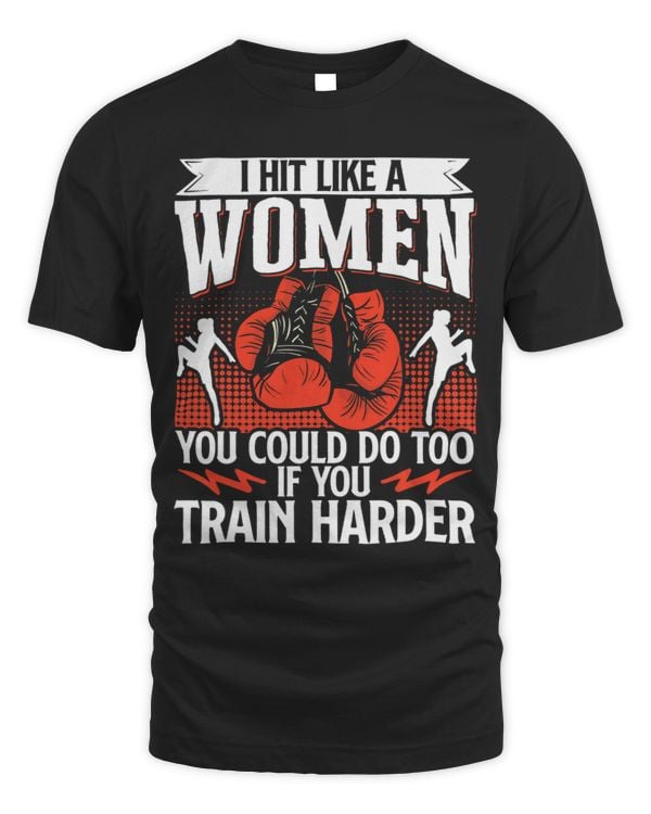 Kickboxing Vintage I Hit Like A WomenYou Could Do Too If 1