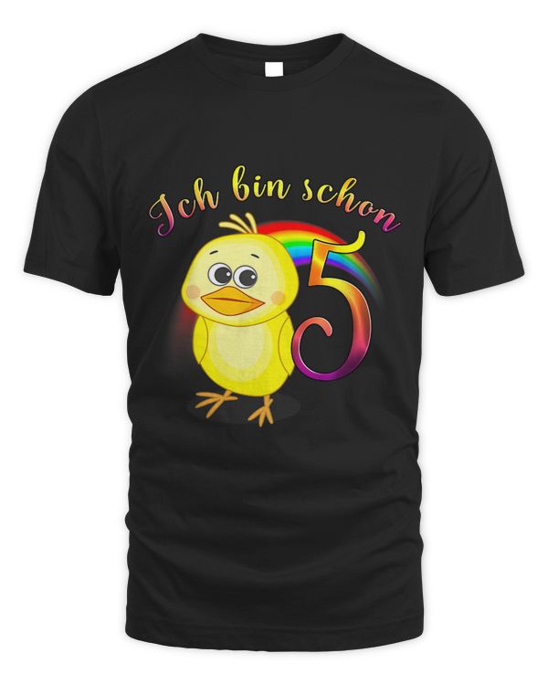 Kids 5 birthday cute children baby bird children