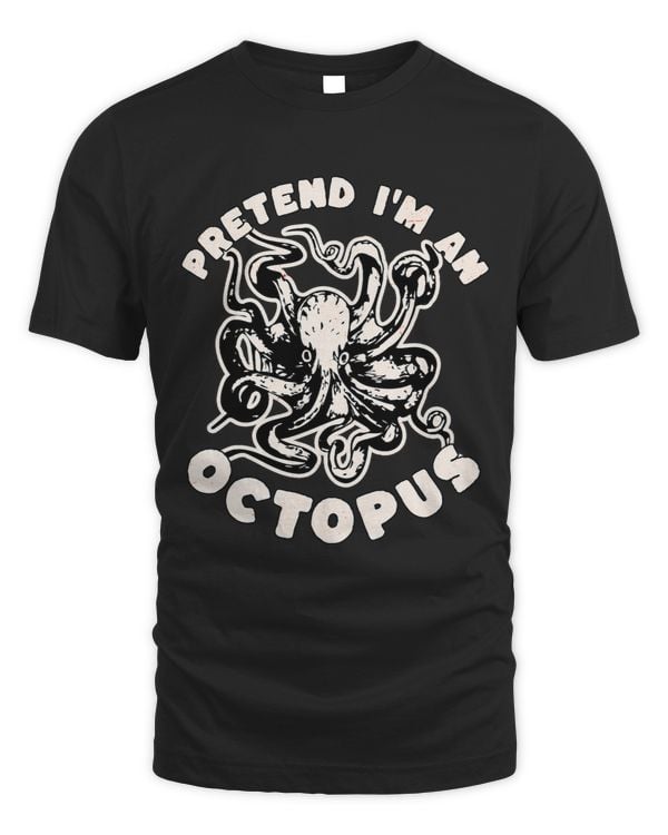 Pretend Im An Octopus Funny Lazy Halloween DIY Costume
