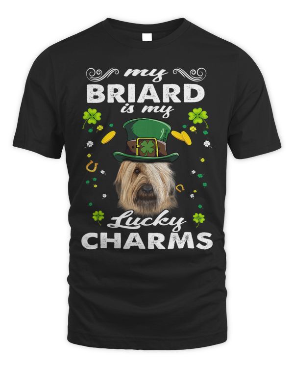 My Briard Is My Lucky Charm Dog St Patricks Day Dogs Lovers