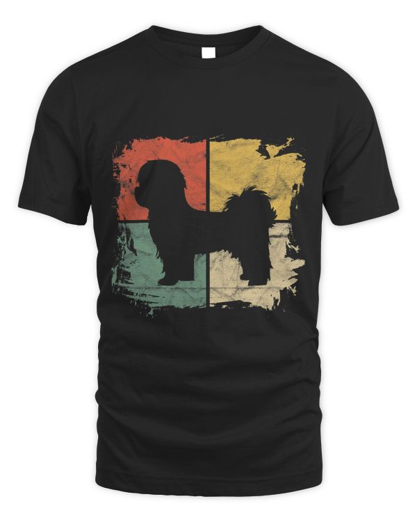 Square Retro Shih Tzu Owner Gift Dog Parents Apparel Dad Mom