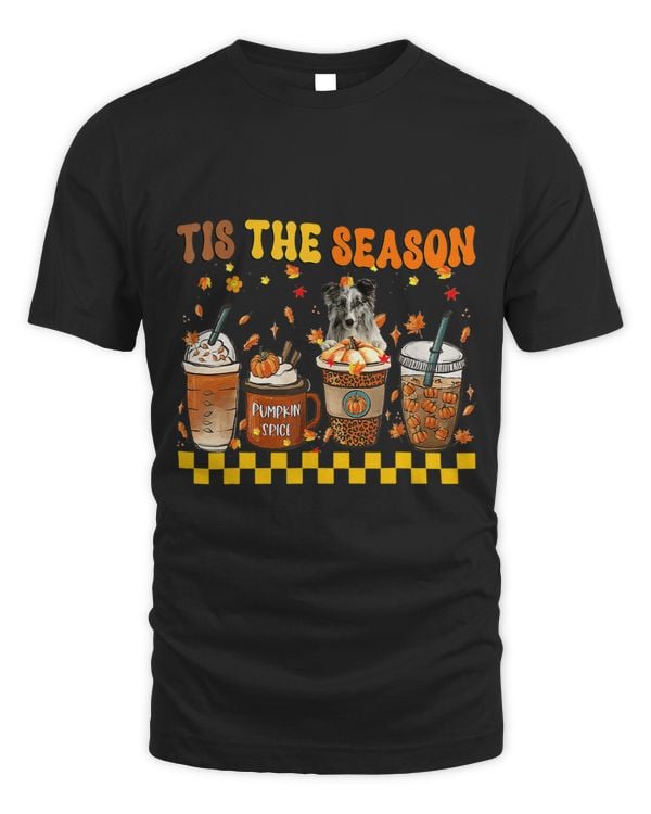 Tis The Season Coffee Pumpkin Shetland Sheepdog Halloween