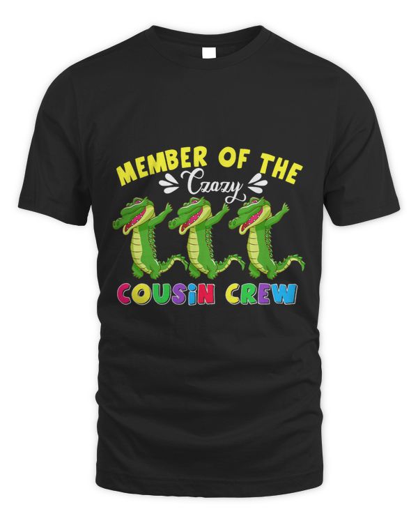 Member Of The Crazy Cousin Crew Funny Dabbing Crocodiles
