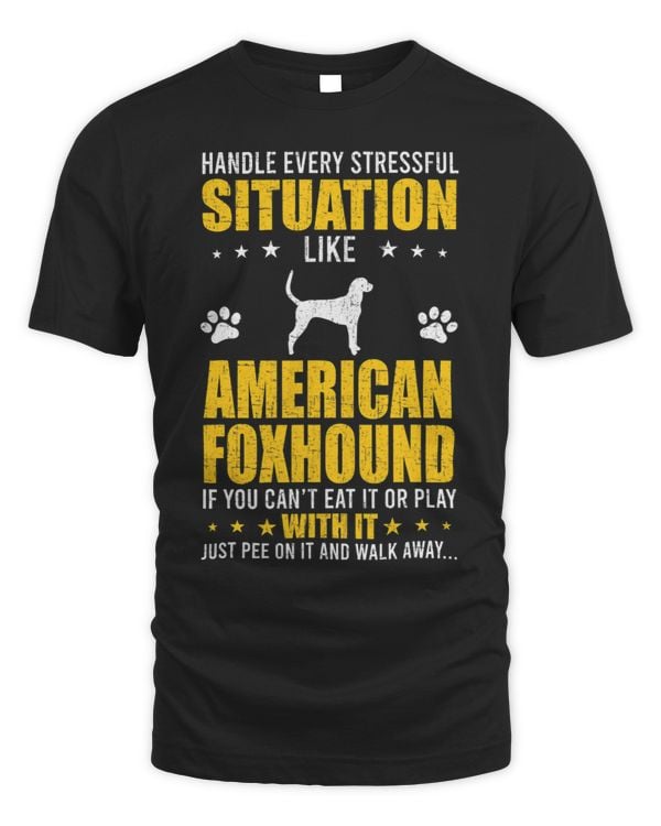 Handle Stressful Situation American Foxhound Dog Lovers