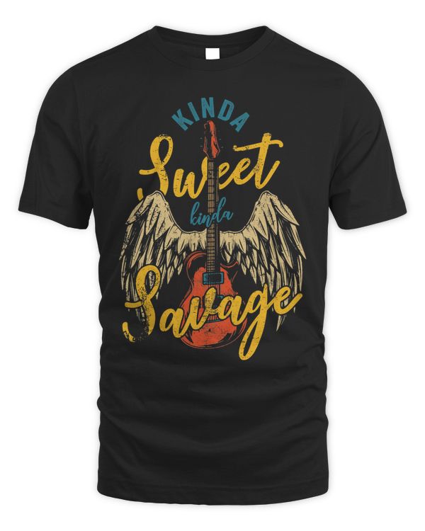 Kinda Sweet Kinda Savage Funny Rock And Roll Sayings Gift