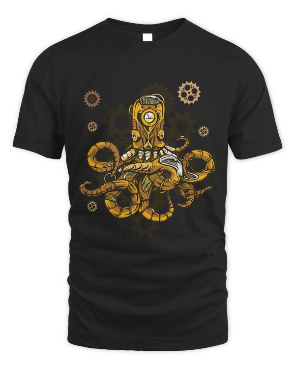 Science Fiction Cyberpunk Octopus Steampunk Squid