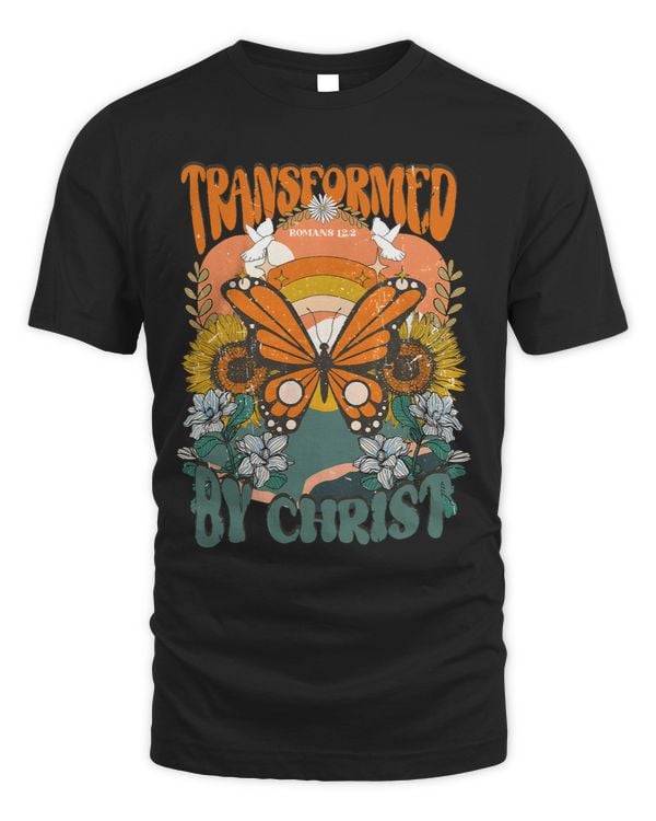 Retro Transformed By Christ Boho Jesus God Religious Trendy
