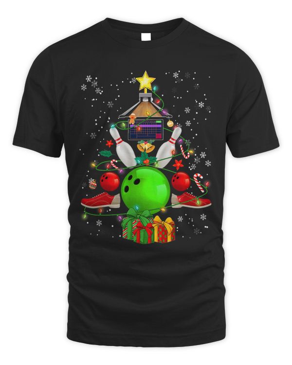 Bowling Ball Pin Christmas Tree Ornaments Xmas Holiday Men