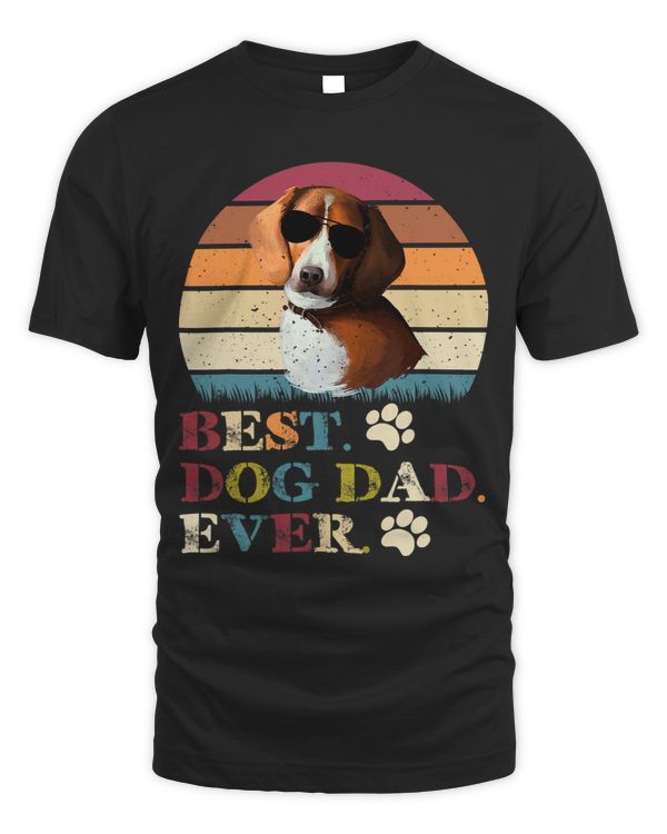Dogs 365 American Foxhound Dad Fathers Day Retro Dog Gift