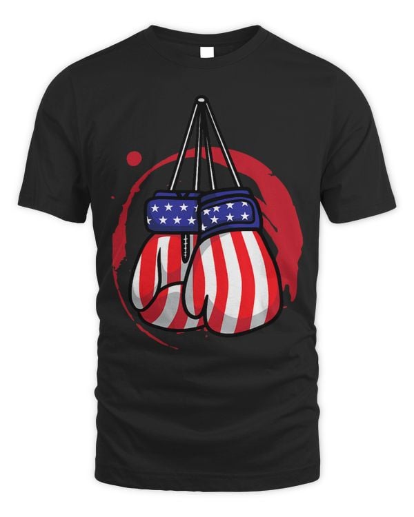 Box Gloves American Flag Fourth 4th of July Boxing
