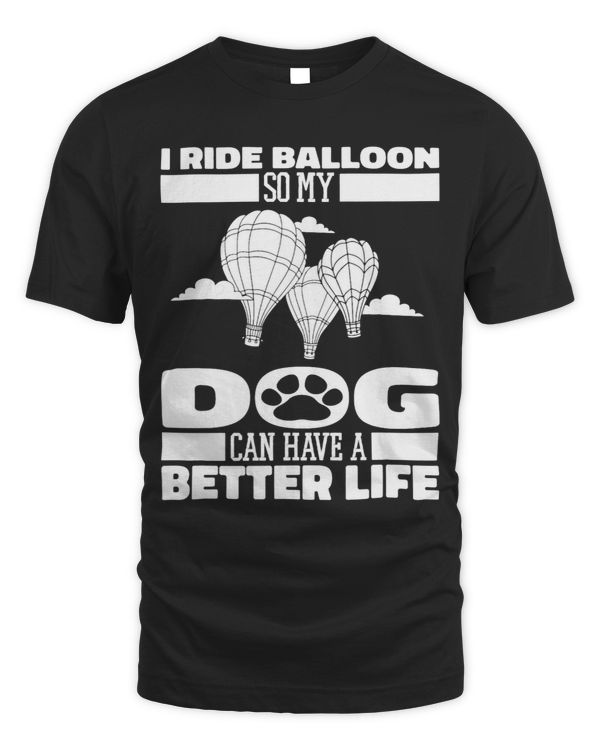 Ballooning Dog Balloonist Hot Air Balloon