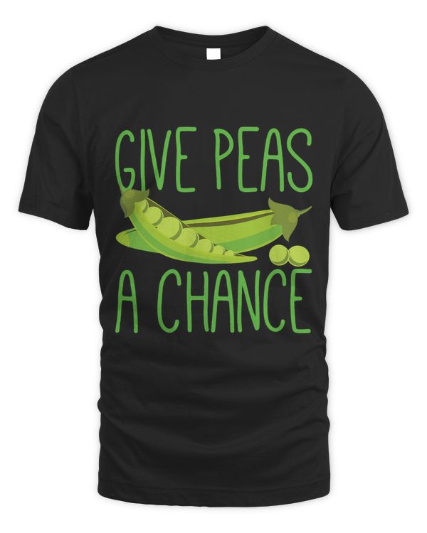 Give Peas A Chance Funny Veganism Food