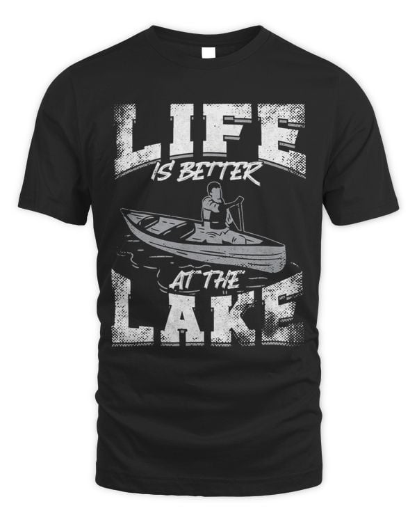 Canoe Canoeing Vintage Life Is Better At The Lake