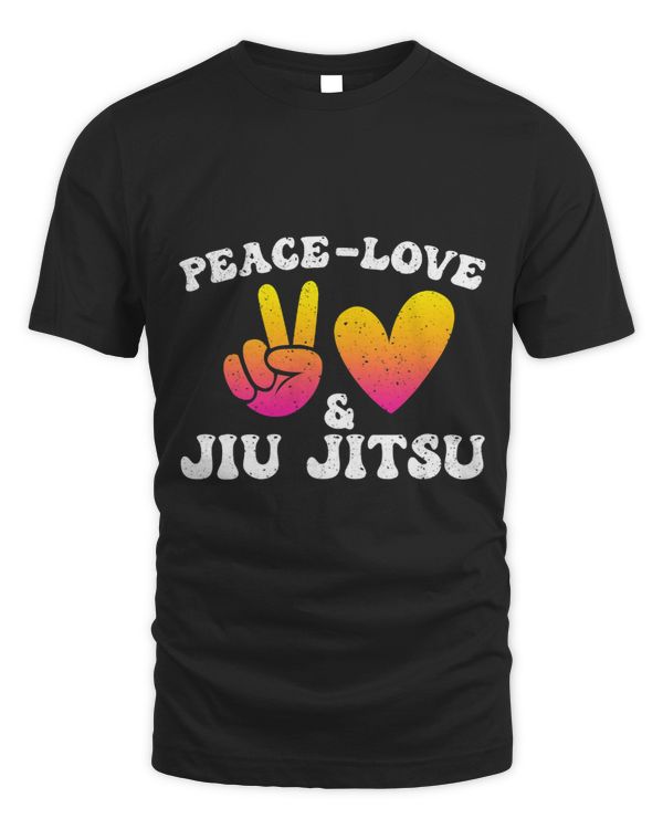Peace Love & Jiu Jitsu Ground Fighting Self Defense BJJ