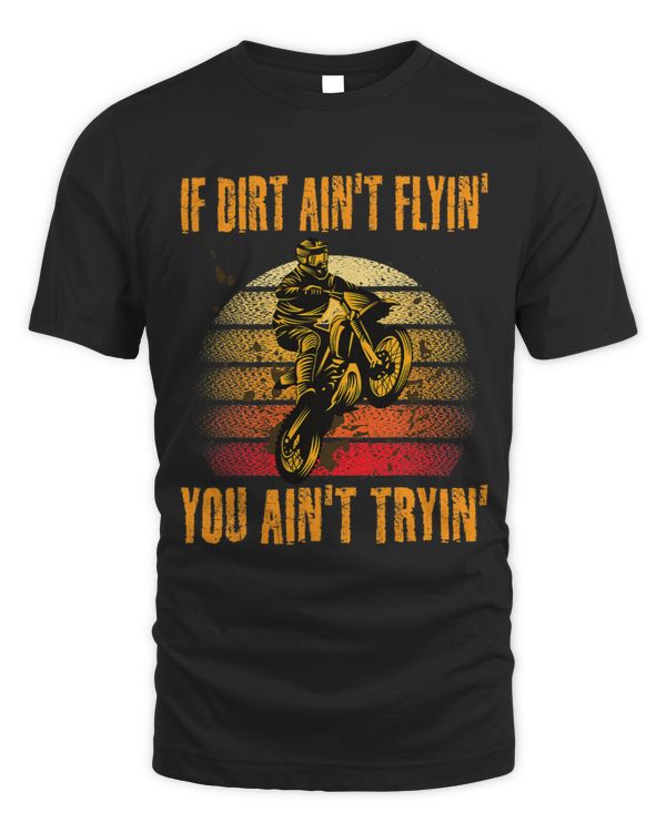 Funny Dirt Bike Retro Motorcycle Boys Teens Men 3