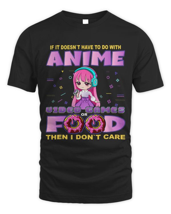 Funny Anime and Video Games Food chibi Gaming Donut